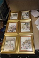Lot of 6 Oriental/Chinese Prints
