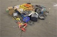Assorted Hardware, Tools, Cords & Hose