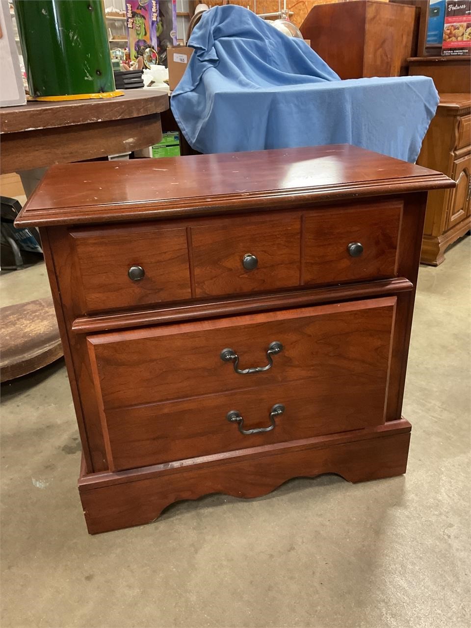 Two draw lamp table