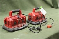 (2) Milwaukee Multi Battery Chargers
