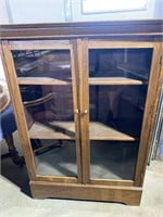 Glass Front Display Case, 36 x 54 x 14”