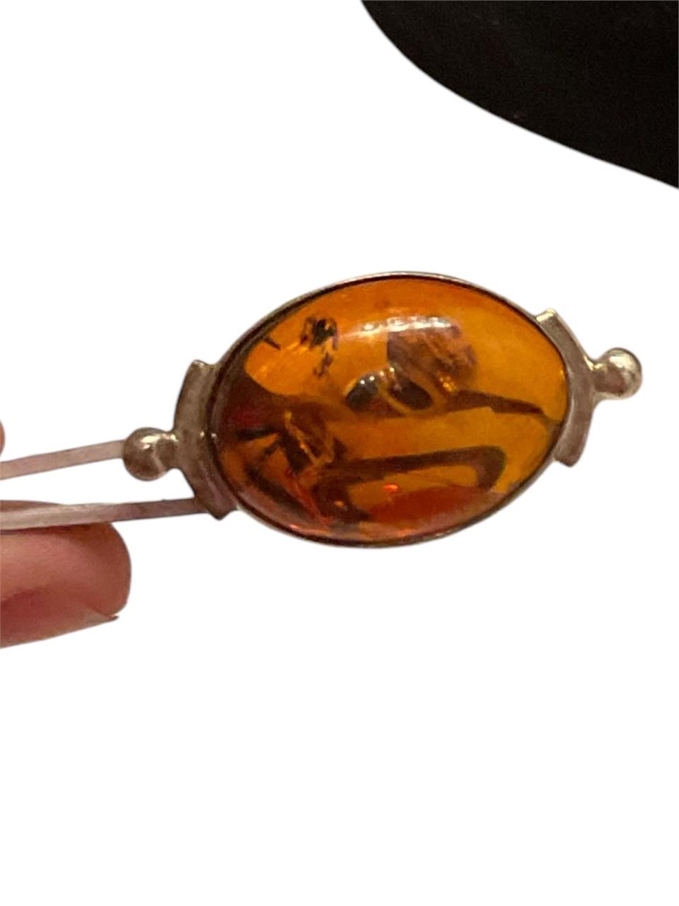 Vintage Amber brooch