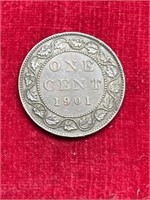 1901 Canada coin one cent