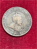1910 Canada coin one cent