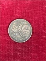 1942 Canada coin one cent
