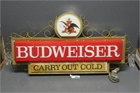 Budweiser Beer Light - Has Some Minor Damage