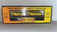 Rail King Train - MTH Auto Transport Flat Car w/