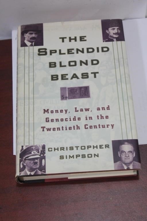 Hardcover Book: The Splendid Blond Beast