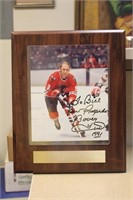 Bobby Hull Autographed on Plaque