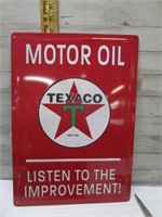 TEXACO TIN SIGN