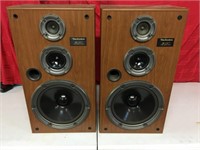 Technics SB-CR77 Speakers Tested working No Covers