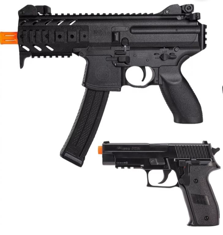 $40.00 SIG SAUER MPX/P226 6mm Spring Airsoft Kit