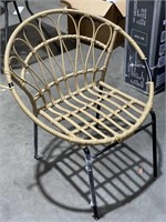 $65.00 ROUND PATIO CHAIR, SEE PICTURES FOR