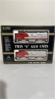 K-line train set - twin “A” alcos - one powered