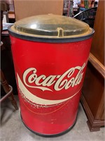 Coca-cola cooler on wheels