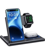 ($39) Wireless Charging Station, 3 in 1 Charging