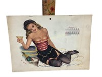 Esquire 1950 calendar