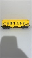 TRAIN ONLY - NO BOX - LIONEL DT&I 9018 YELLOW