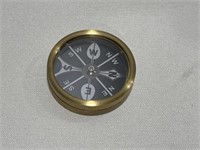 Brass compass by marbles - directional north