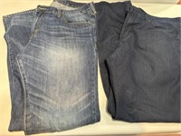 2- slim fit Jean pants 34 waist