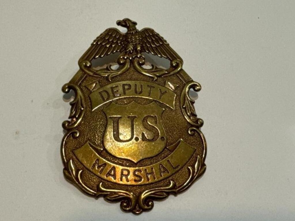 Deputy U.S. Marshal Gold Badge / Shield - Quality
