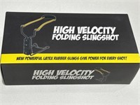 NEW High velocity folding slingshot wrist rocket