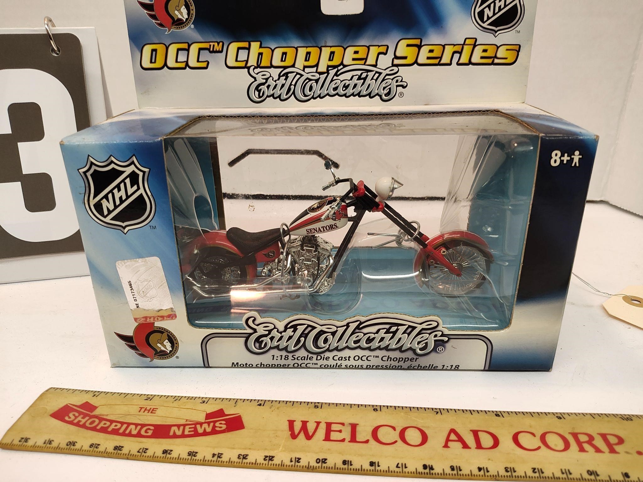 NHL Senators OCC chopper Ertl collectibles.
