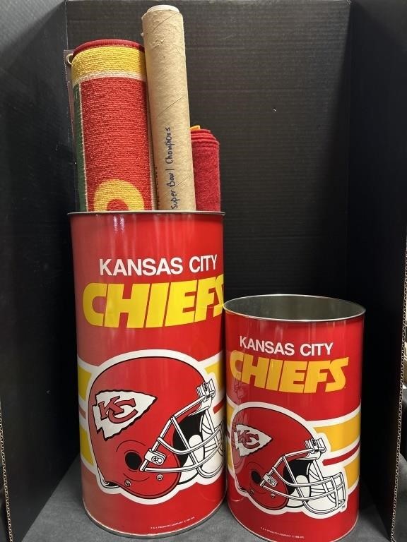 Kansas City Posters, Cans, and Carpets.