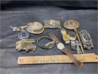 Belt buckles and other