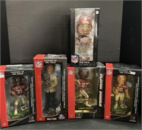 5 NOS Chiefs Bobbleheads.