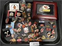KC Chiefs Collectable Pins.