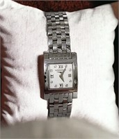 Lady's Longines Stainless Watch, Diamond Markers