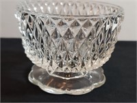 3.5" Indiana Diamond Point Pedestal Bowl