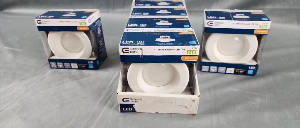 4-in white recessed LED replacement