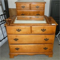 Vintage Maple Chest of Drawers & Dresser
