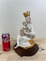 Antique Statue of Madonna and Child