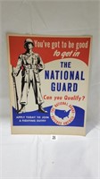 Original ww2 era cardboard guard recruiting