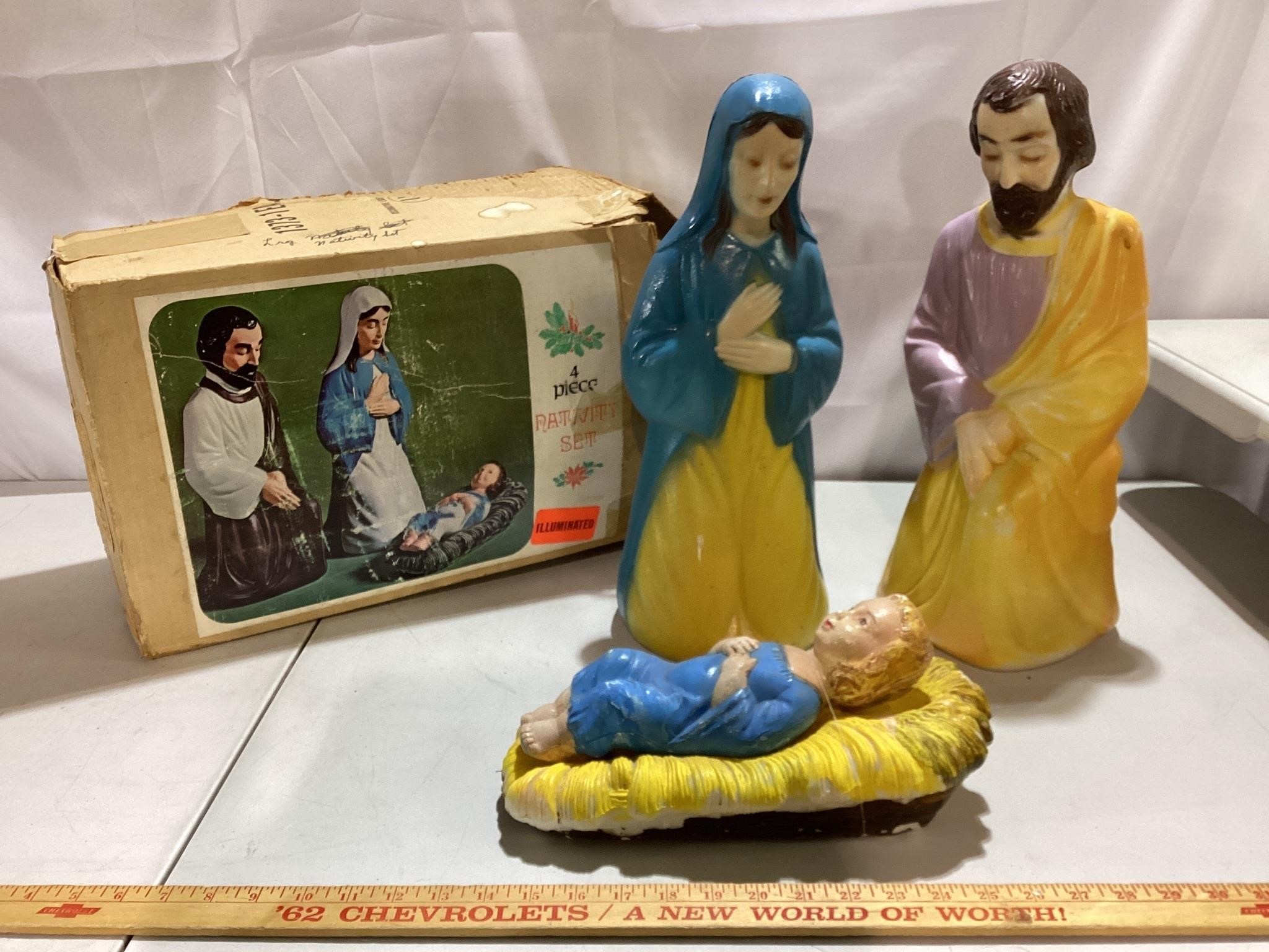 4 Piece Nativity Set