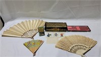 Ww2 Japanese bring back items 1870s art on silk