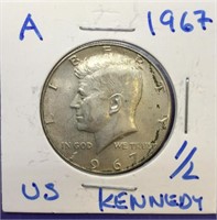 US 1967 Kennedy Half Dollar