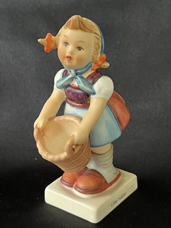 Hummel Little Helper Girl w/ Basket Figurine 73