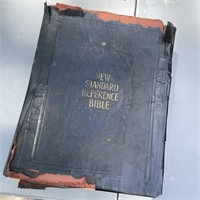 Antique Bible Shows Wear & Damage