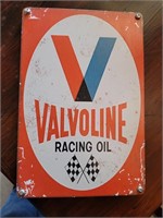 8"X12" VALVOLINE TIN SIGN