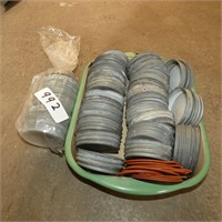 Lot of Zinc Jar Lids