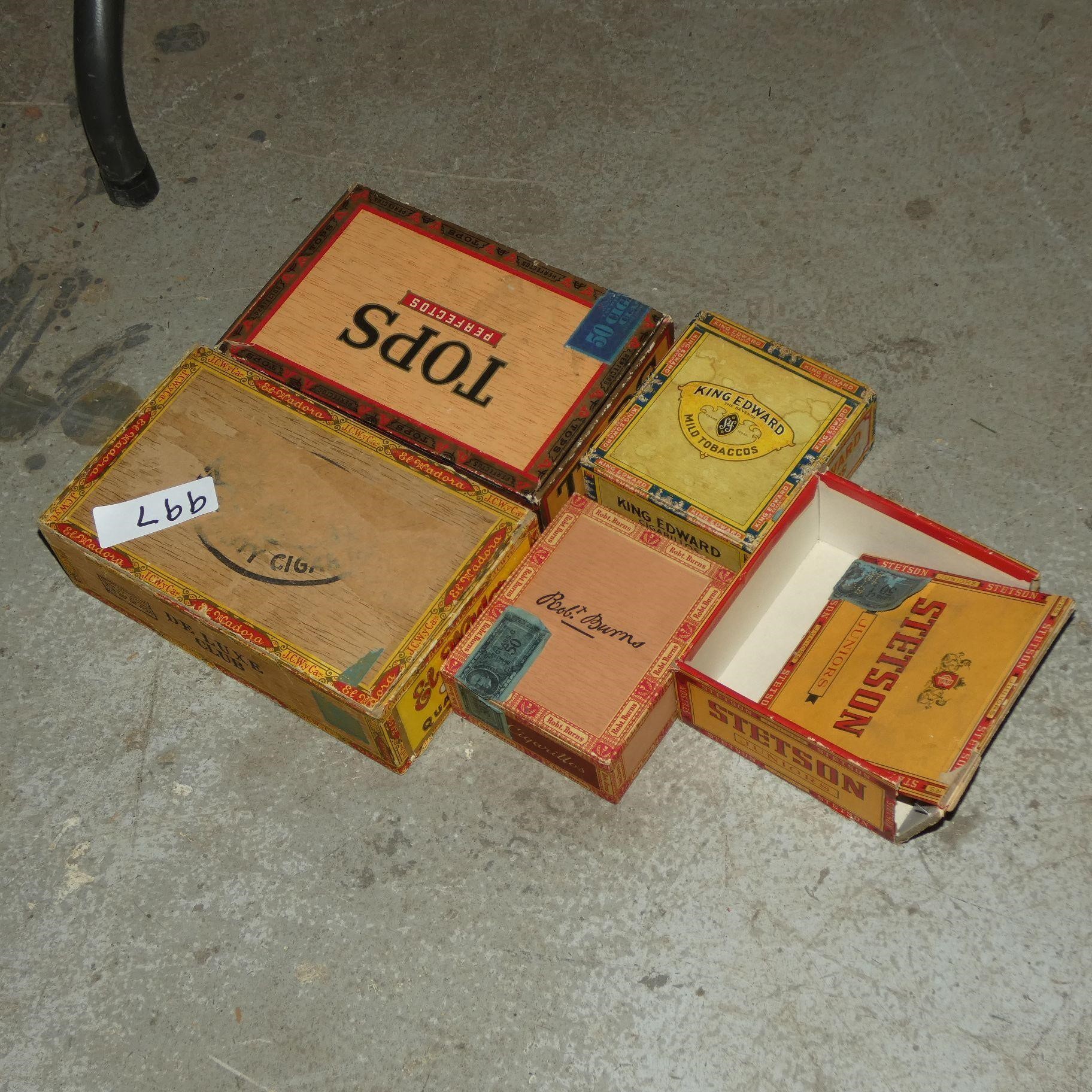 Various Cigar Boxes