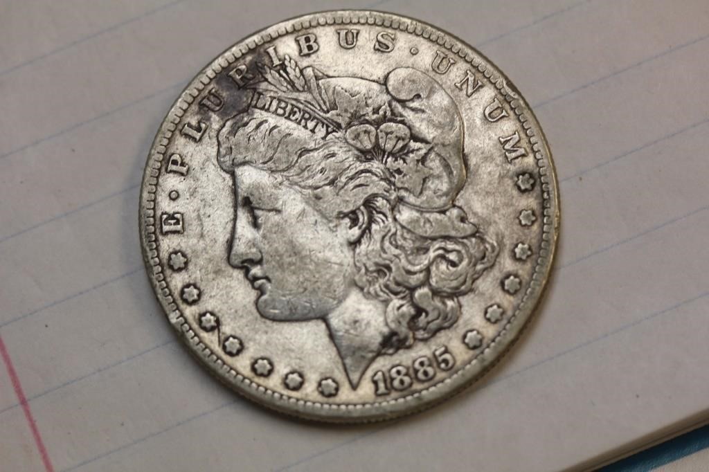 1885-S Morgan Silver Dollar