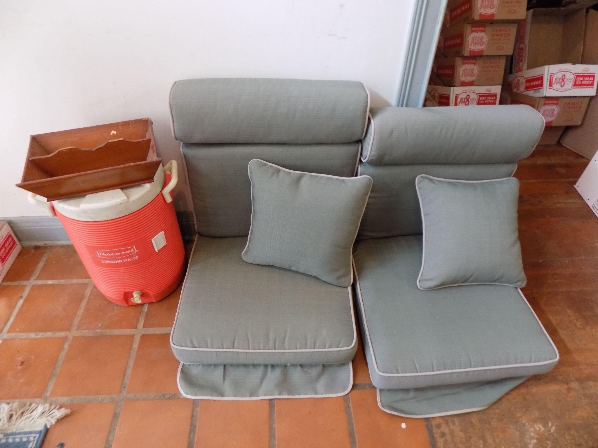 WATER COOLER & LAWN FURNITURE CUSHIONS