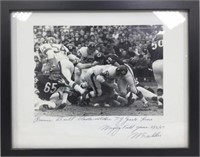 C.1967 Ronnie Bull Ny Giants Game Photograph