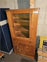 Small Vintage Hutch - stain on top