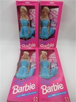 Something Extra Barbie Dolls 1992 Lot of (4)